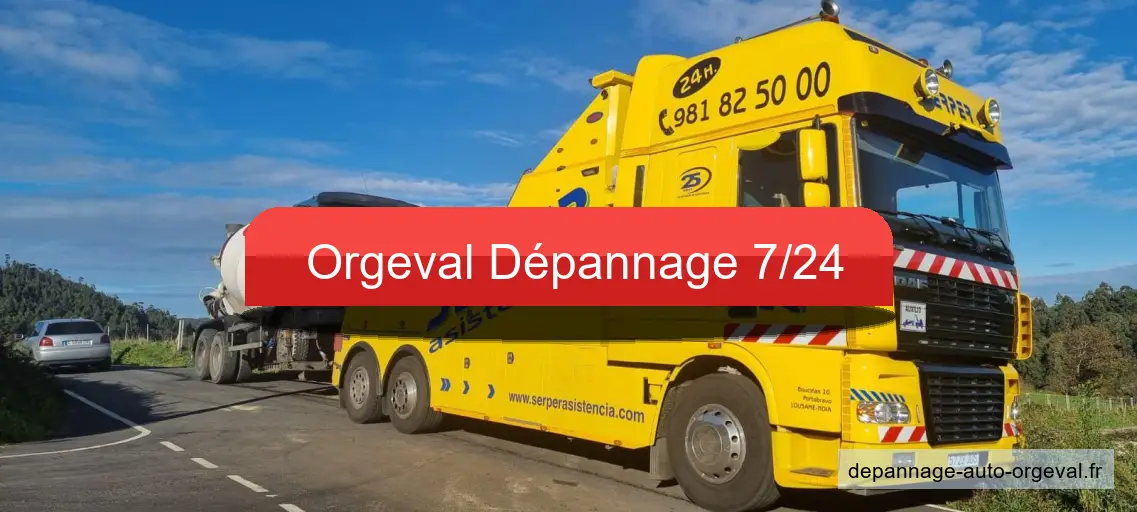 Dépannage et remorquage à Orgeval